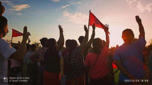 နမ္မတီးဒေသခံတို့၏ စစ်အာဏာရှင်စနစ် ဆန့်ကျင်ရေး ညနေသပိတ် 