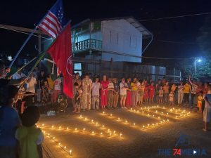 ဖားကန့်မြို့ အေးမြသာယာရပ်ကွက်၏ စစ်အာဏာရှင်စနစ် ဆန့်ကျင်ရေးညသပိတ် 